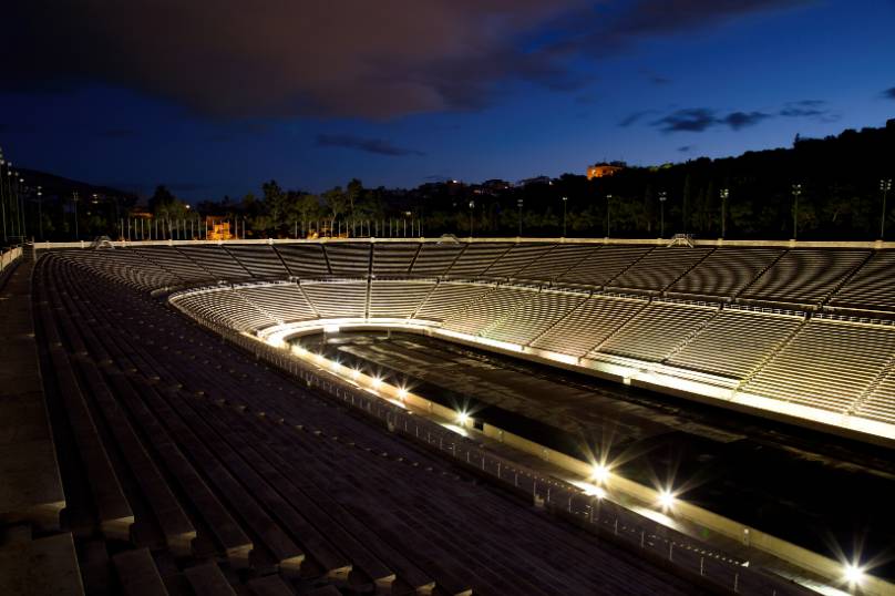 Panathenaic Stadium in Athens, Greece
