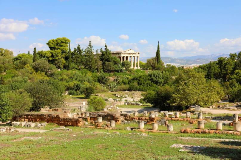 Ancient Agora in Athens, Greece