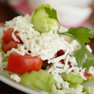 Shopska Salata best foods in Bulgaria