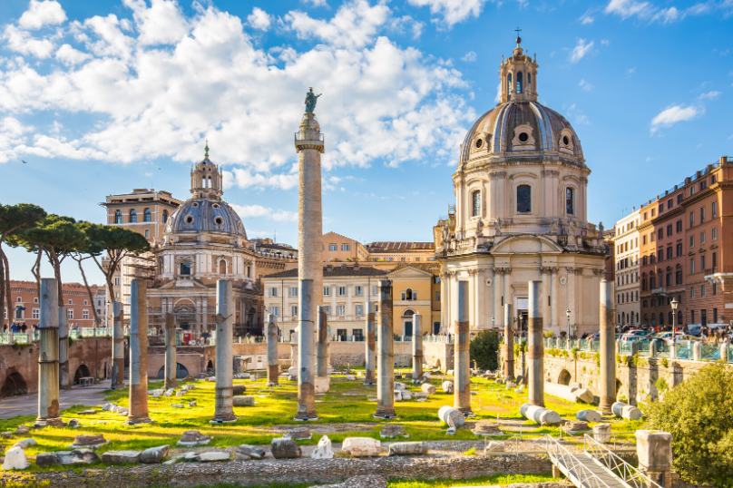 Trajan's Forum Rome off the beaten path