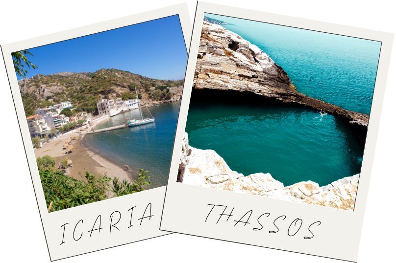 Thassos and Icaria Greek islands on a budget