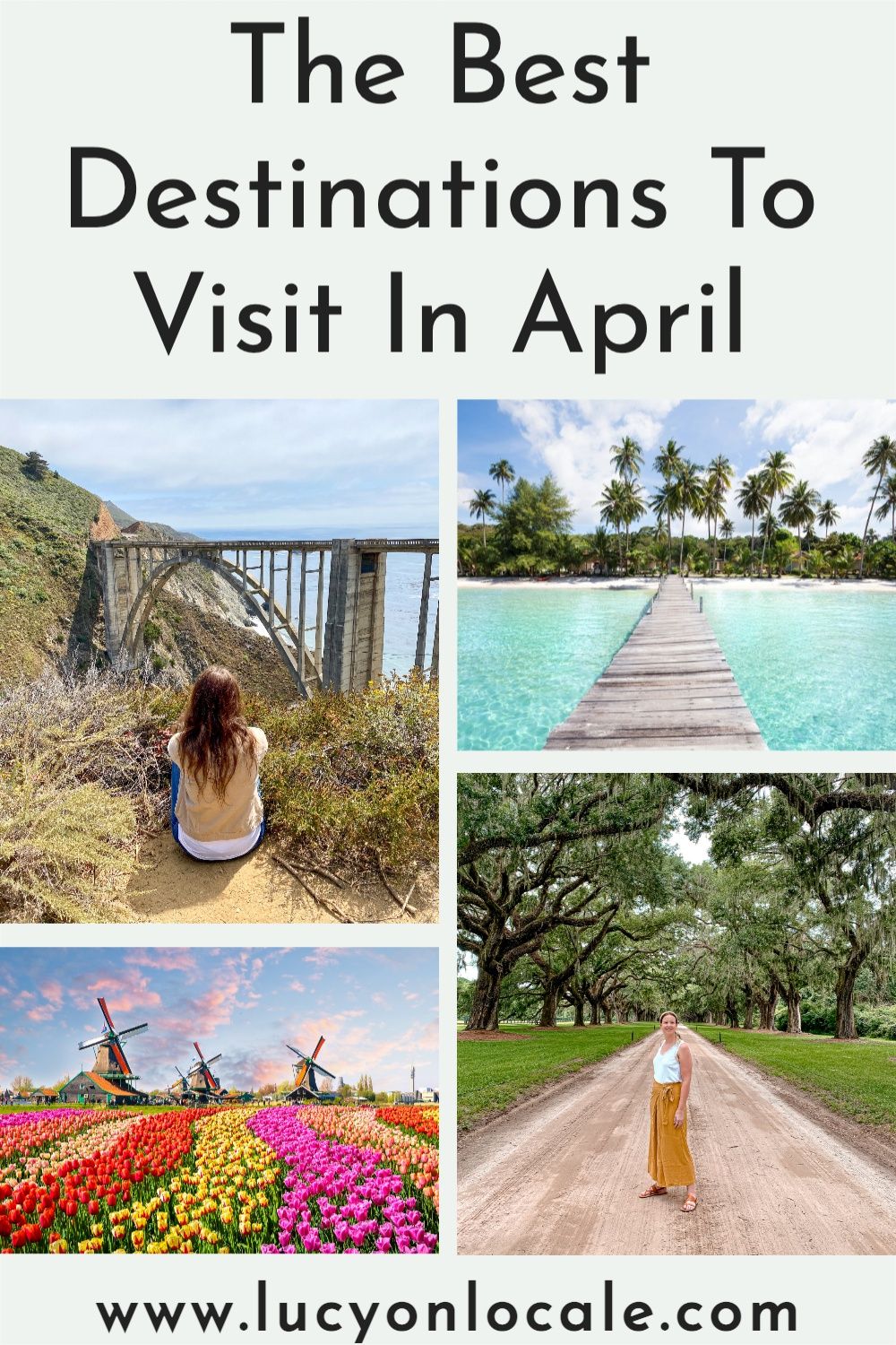 best travel destinations for april