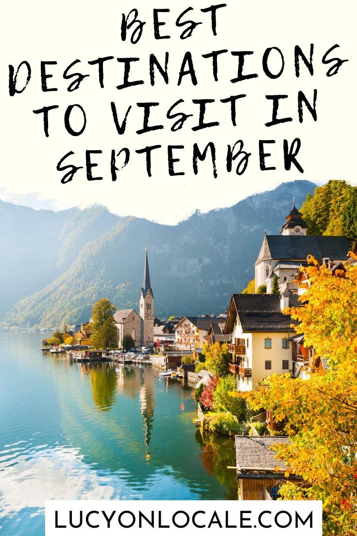best destinations to visit in September