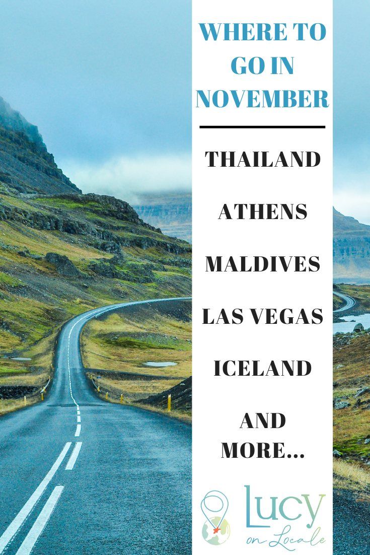 the best destinations to visit in November