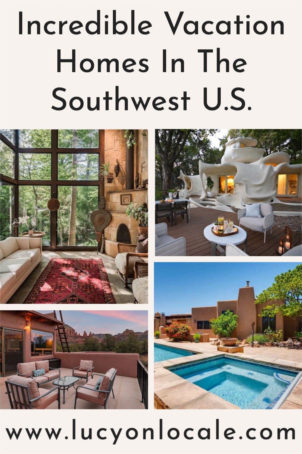 The best vacation homes in the Southwest U.S.