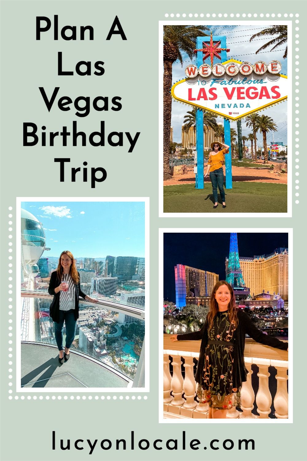 plan a Las Vegas birthday trip