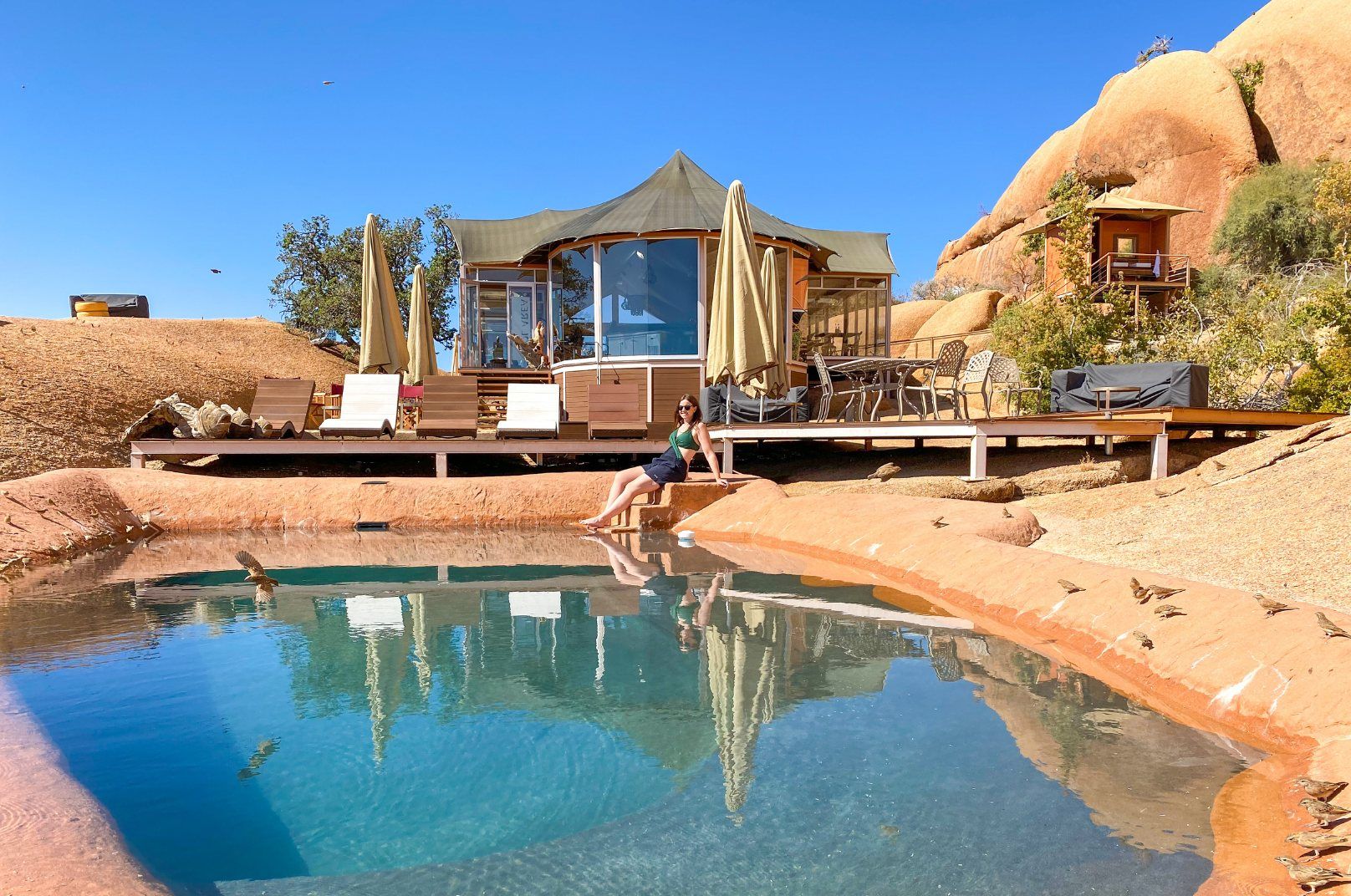my stay at Spitzkoppen Lodge in Namibia